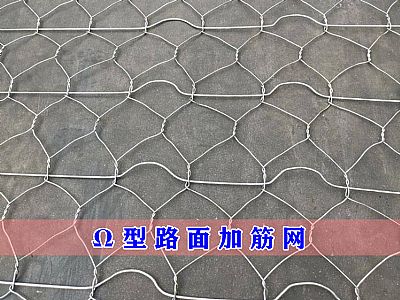 Ω型路面加筋網
